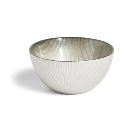 Vaisselle Et Accessoires De Table<Gifi Coupelle en verre strié avec paillettes doré Ø15xH7,5cm