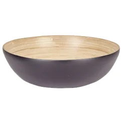 Gifi Coupelle noire et bambou| Vaisselle Et Accessoires De Table