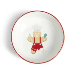 Gifi Coupelle Noël porcelaine Ø12cm - 2 modèles| Vaisselle Et Accessoires De Table