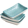 Gifi Coupelle rectangle décor cyclade x3| Vaisselle Et Accessoires De Table