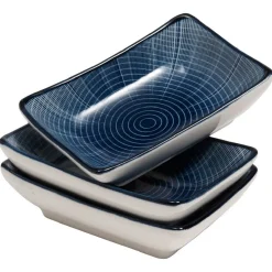 Gifi Coupelle rectangle décor cyclade x3| Vaisselle Et Accessoires De Table