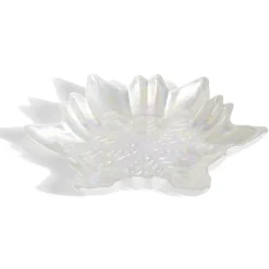 Gifi Coupelle verre flocon blanc irisé| Vaisselle Et Accessoires De Table