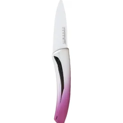 Préparation Culinaire<Gifi Couteau céramique manche coloré x 3 et éplucheur