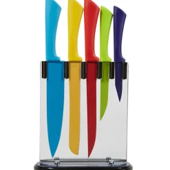 Préparation Culinaire<Gifi Couteau de cuisine x5 et support