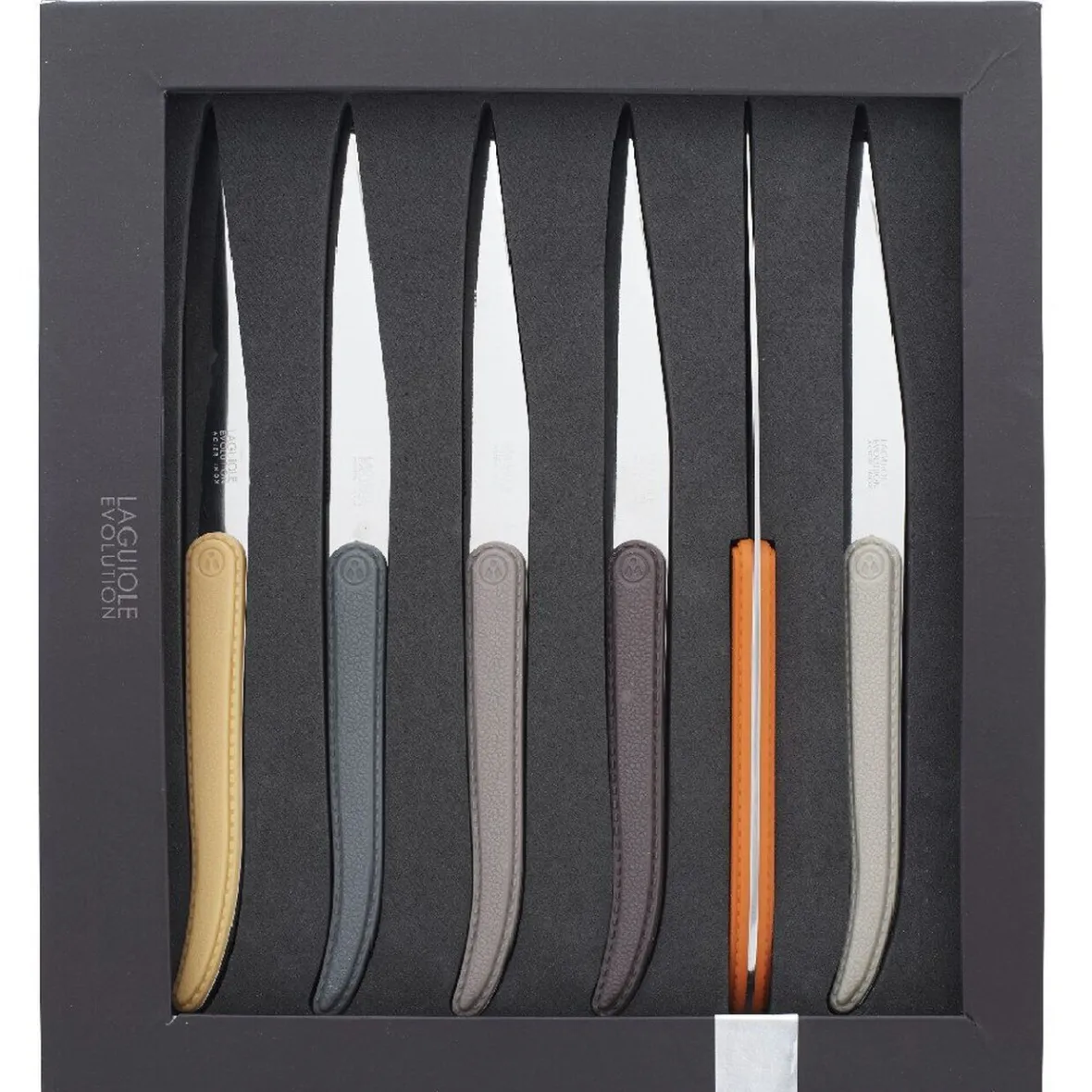 Gifi Couteau multicolore x6 laguiole| Vaisselle Et Accessoires De Table