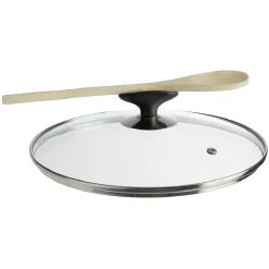 Cuisson<Gifi Couvercle anti éclaboussures en verre trempé Ø24 cm