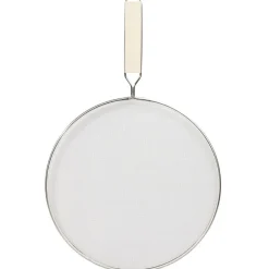 Cuisson<Gifi Couvercle anti éclaboussures écran inox et bambou Ø25cm