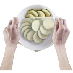 Cuisson<Gifi Couvercle extensible en silicone transparent x3