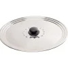Cuisson<Gifi Couvercle inox ø28 - 32 cm