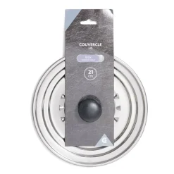 Cuisson<Gifi Couvercle inox Ø21cm