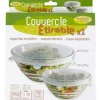 Cuisson<Gifi Couvercle silicone étirable x2