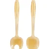 Préparation Culinaire<Gifi Couvert à salade plastique orange transparent x2