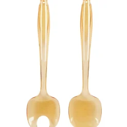 Préparation Culinaire<Gifi Couvert à salade plastique orange transparent x2