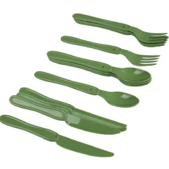 Gifi Couvert en plastique couleur unie x 12| Vaisselle Et Accessoires De Table