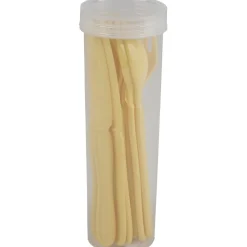 Gifi Couvert en plastique couleur unie x 12| Vaisselle Et Accessoires De Table