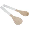 Gifi Couverts à salade blanc en bambou x2| Vaisselle Et Accessoires De Table