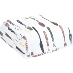 Conservation Alimentaire<Gifi Couvre plat isotherme blanc imprimé