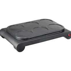 Petit Électroménager<Gifi Crêpière 6 personnes aluminium noir 1000W