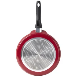 Cuisson<Gifi Crépière en aluminium forgé rouge ø 28 cm