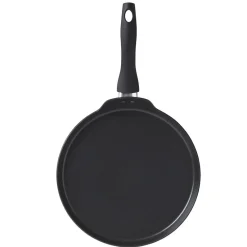 Cuisson<Gifi Crépière en aluminium forgé rouge ø 28 cm