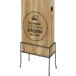 Gifi Cubis bois distributeur de vin| Vaisselle Et Accessoires De Table