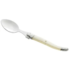 Gifi Cuillère à café Laguiole inox manche ABS ivoire| Vaisselle Et Accessoires De Table