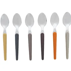 Gifi Cuillère à café multicolore x6 laguiole| Vaisselle Et Accessoires De Table