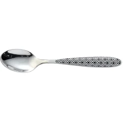 Gifi Cuillère à dessert Square noir et blanc| Vaisselle Et Accessoires De Table