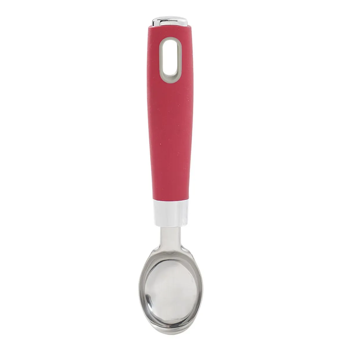Gifi Cuillère à glace manche rouge| Vaisselle Et Accessoires De Table