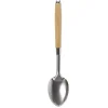 Gifi Cuillère à servir en inox avec manche en bois| Vaisselle Et Accessoires De Table