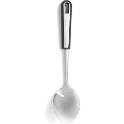 Préparation Culinaire<Gifi Cuillère à servir en inox avec manche en plastique noir L.33,5cm