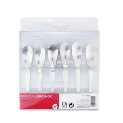 Gifi Cuillère en inox x 6| Vaisselle Et Accessoires De Table