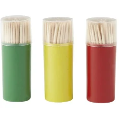 Préparation Culinaire<Gifi Cure dent tonneau en bambou x3