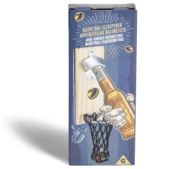 Gifi Décapsuleur mural basketball en bois 8x5xH20cm| Vaisselle Et Accessoires De Table
