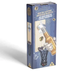 Gifi Décapsuleur mural basketball en bois 8x5xH20cm| Vaisselle Et Accessoires De Table