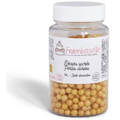 Préparation Culinaire<Gifi Décor sucré perles dorées Framboiselle 55g