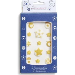 Préparation Culinaire<Gifi Décor sucré pour gâteau Noël doré Framboiselle 30g