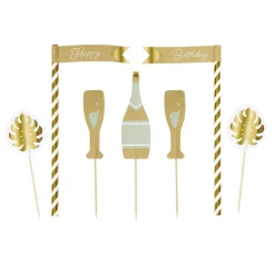 Préparation Culinaire<Gifi Décoration gâteau anniversaire pique thème nature x7