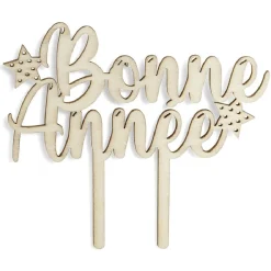 Préparation Culinaire<Gifi Décoration pour gâteau de Noël en bois