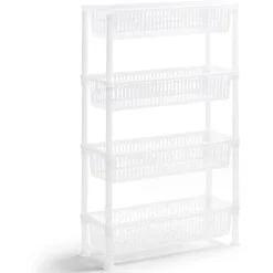 Rangement De Cuisine<Gifi Desserte 4 niveaux plastique transparent 50x19,5xH82cm