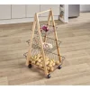 Rangement De Cuisine<Gifi Desserte bambou panier métal 3 niveaux 54,5x36,5xH85 cm