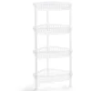 Rangement De Cuisine<Gifi Desserte d'angle 4 niveaux plastique transparent 38x33xH82cm