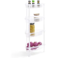 Rangement De Cuisine<Gifi Desserte d'angle 4 niveaux plastique transparent 38x33xH82cm