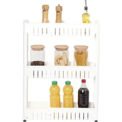 Rangement De Cuisine<Gifi Desserte de cuisine étroite à 3 niveaux