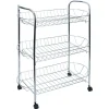 Rangement De Cuisine<Gifi Desserte en métal gris 3 niveaux - L.51xl.26,5xH.57cm