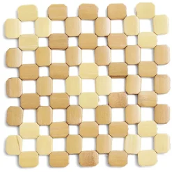 Gifi Dessous de plat en bambou 19x19cm| Vaisselle Et Accessoires De Table
