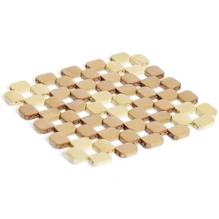 Gifi Dessous de plat en bambou 19x19cm| Vaisselle Et Accessoires De Table