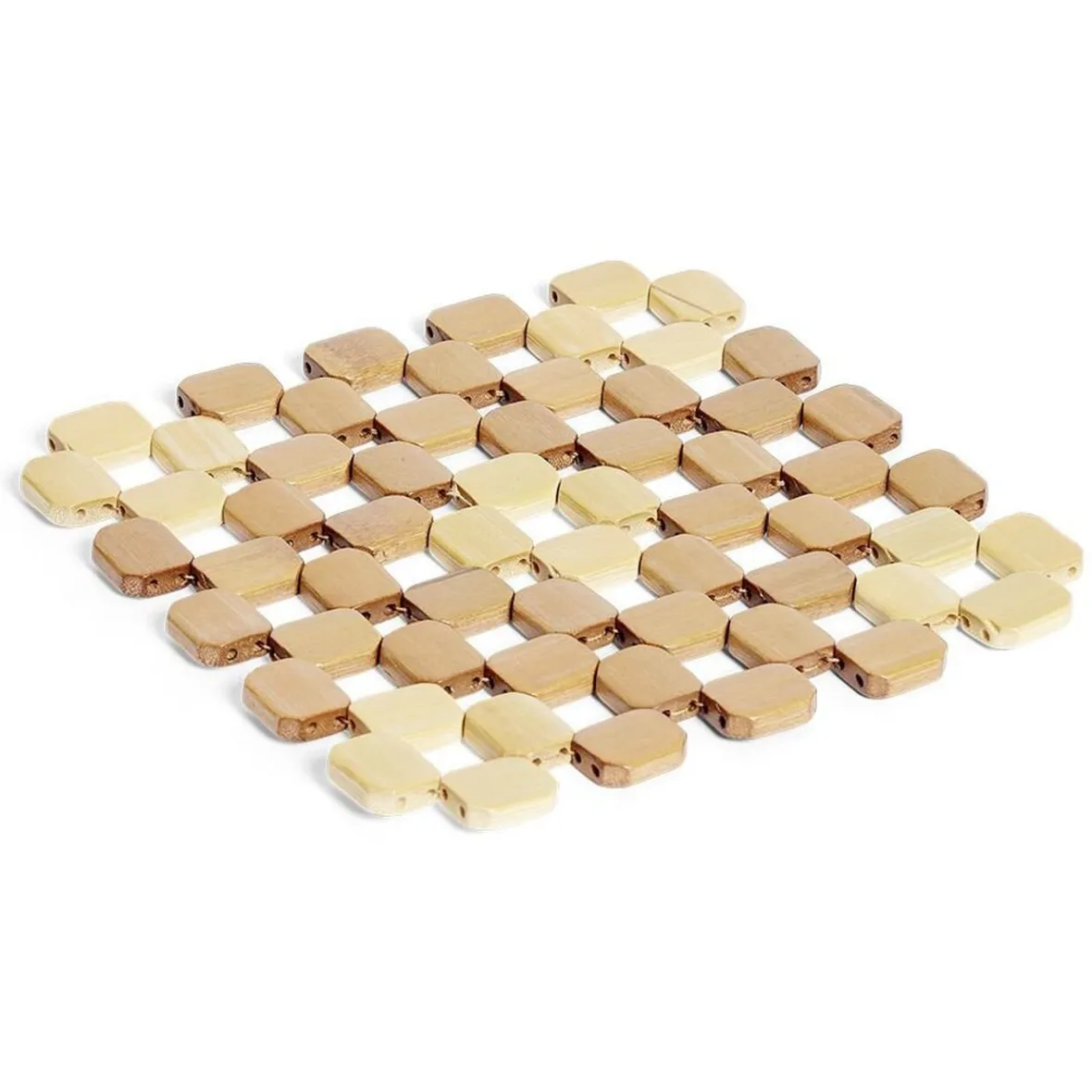 Gifi Dessous de plat en bambou 19x19cm| Vaisselle Et Accessoires De Table