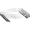 Gifi Dessous de plat en métal gris silicone antidérapant| Vaisselle Et Accessoires De Table