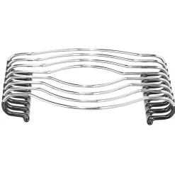 Gifi Dessous de plat en métal gris silicone antidérapant| Vaisselle Et Accessoires De Table